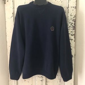 Tommy Hilfiger Men’s Navy pullover sweater